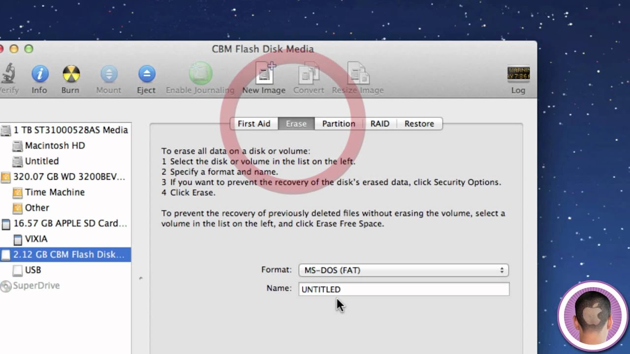 reformat hard drive for mac and pc